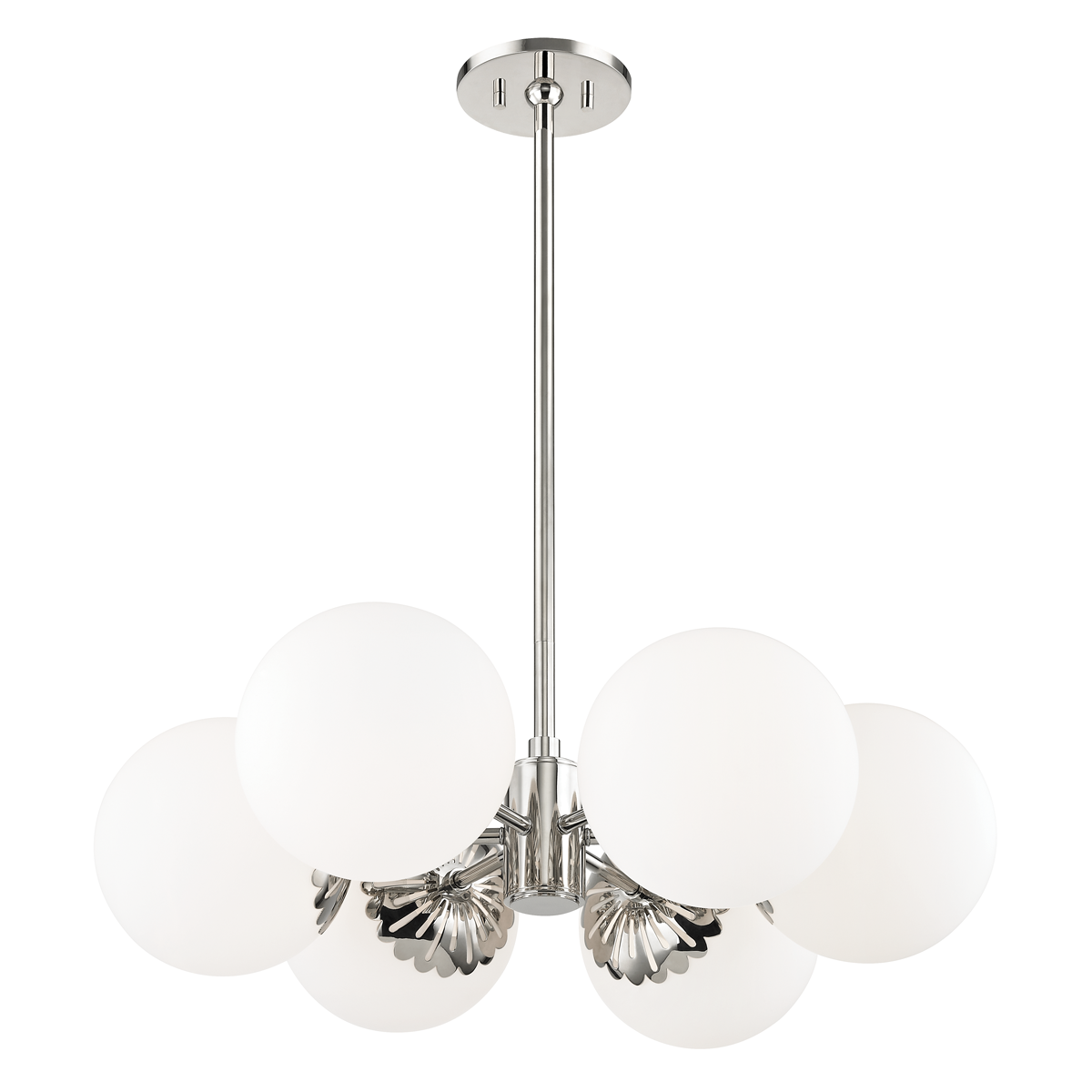 Mitzi Paige Polished Nickel 26W x 8H Chandelier