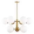 Mitzi Paige Aged Brass 33W x 14.75H Chandelier