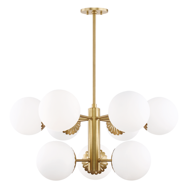 Mitzi Paige Aged Brass 33W x 14.75H Chandelier