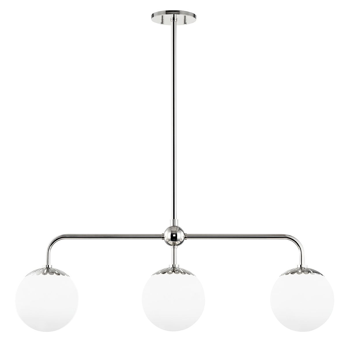 Mitzi Paige Polished Nickel 37W x 13.5H Trim