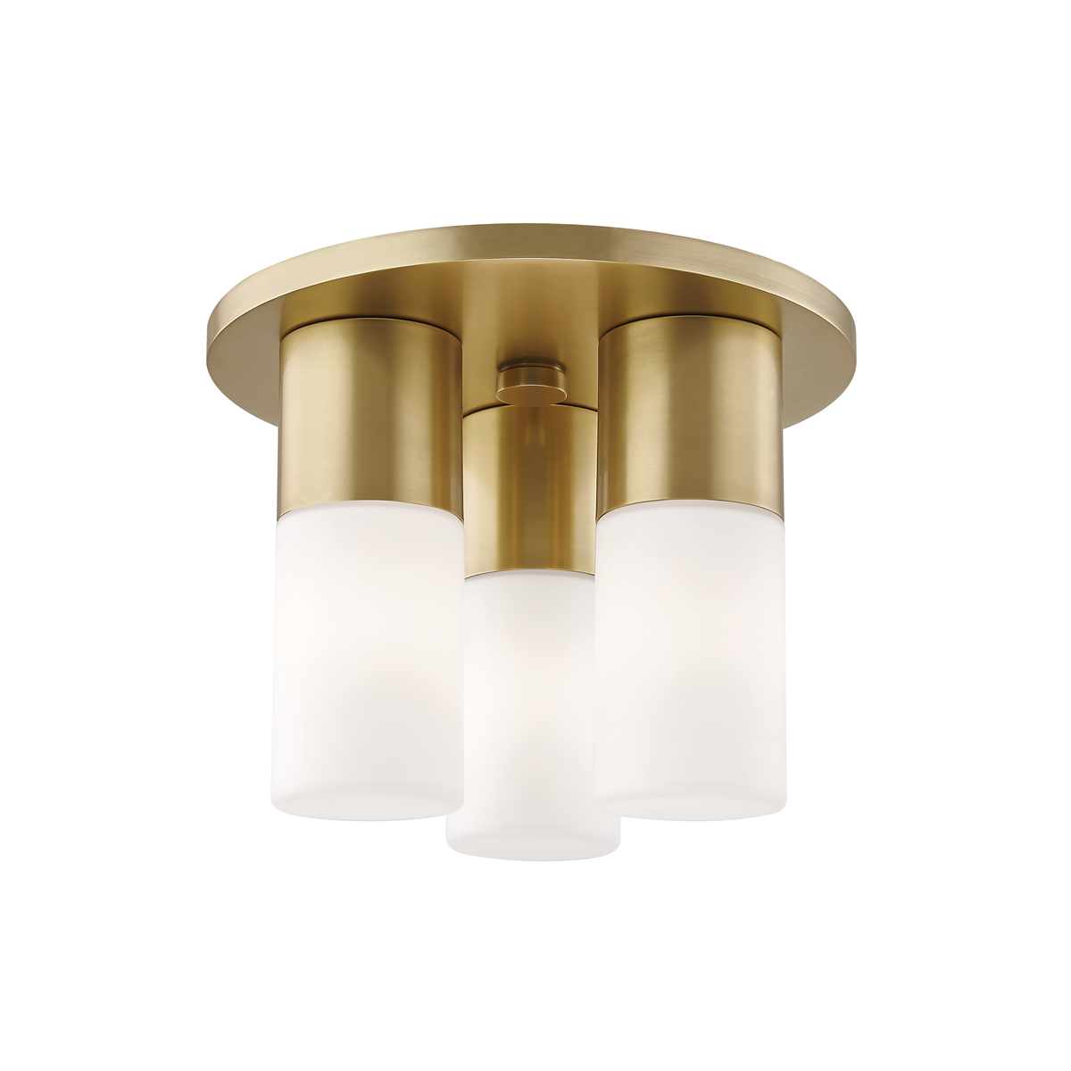 Mitzi Lola Aged Brass 9.25W x 7H Flush Mount