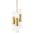 Mitzi Lola Aged Brass 7.5W x 17H Pendant