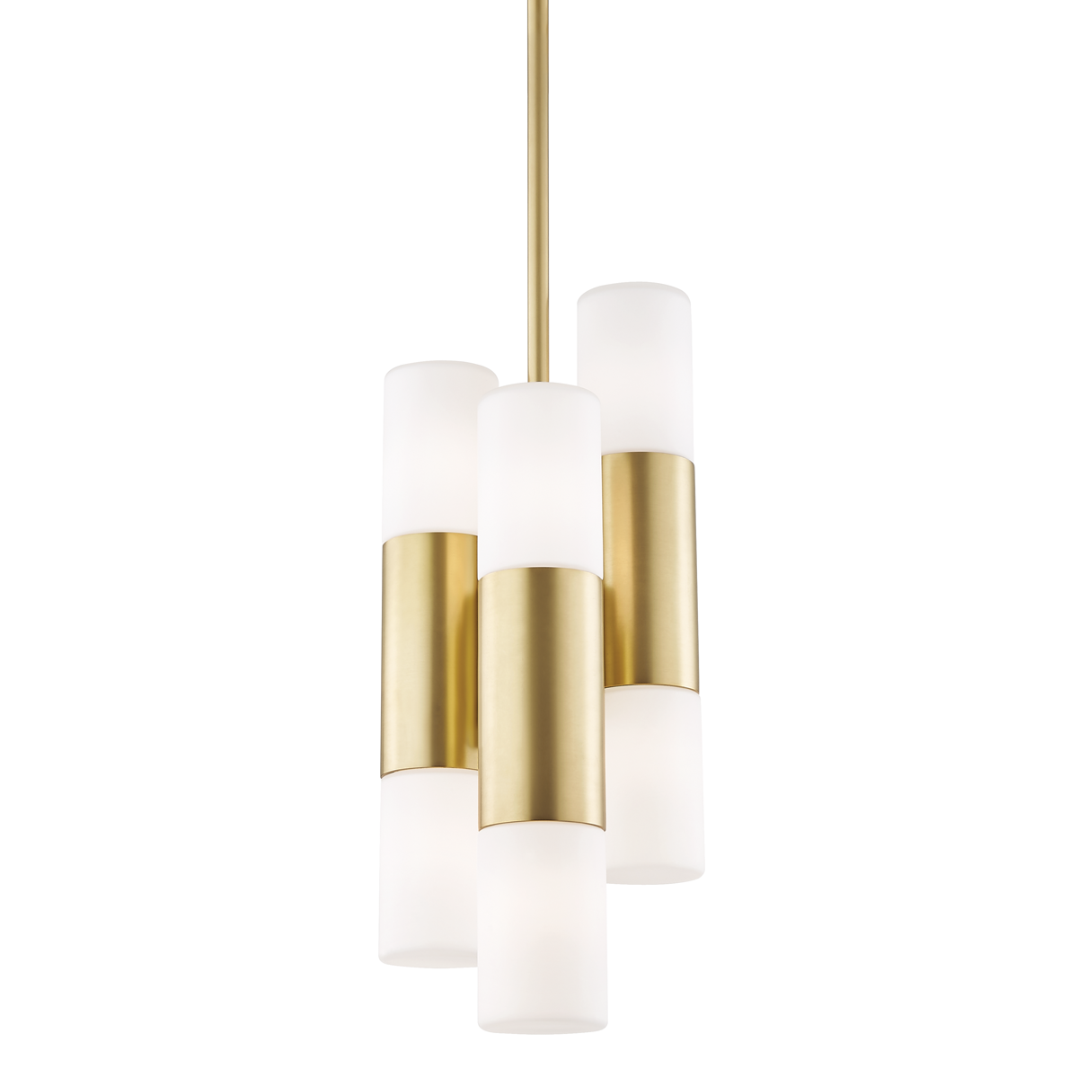Mitzi Lola Aged Brass 7.5W x 17H Pendant
