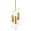 Mitzi Lola Aged Brass 7.5W x 17H Pendant
