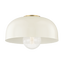 Mitzi Avery Aged Brass/cream 14W x 8.5H Flush Mount