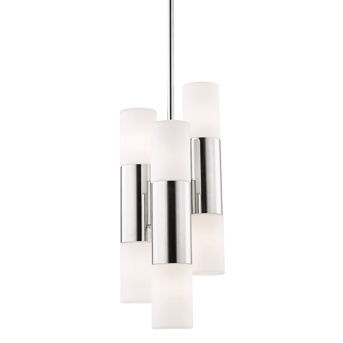 Mitzi Lola Polished Nickel 7.5W x 17H Pendant