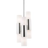 Mitzi Lola Polished Nickel 7.5W x 17H Pendant