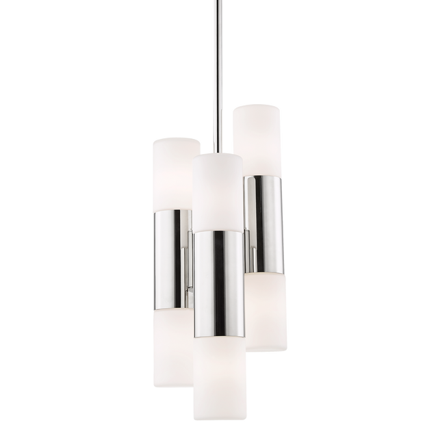 Mitzi Lola Polished Nickel 7.5W x 17H Pendant
