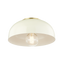 Mitzi Avery Aged Brass/cream 11W x 7H Flush Mount