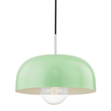 Mitzi Avery Polished Nickel/mint 14W x 13.75H Pendant