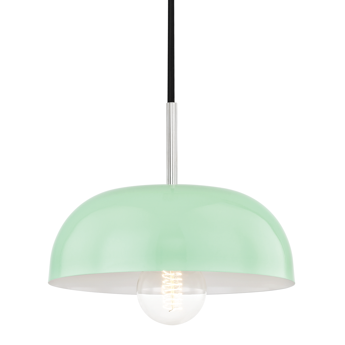 Mitzi Avery Polished Nickel/mint 11W x 6H Pendant