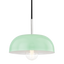 Mitzi Avery Polished Nickel/mint 11W x 6H Pendant