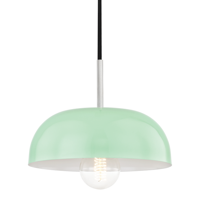 Mitzi Avery Polished Nickel/mint 11W x 6H Pendant