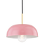 Mitzi Avery Aged Brass/pink 11W x 6H Pendant