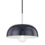 Mitzi Avery Polished Nickel/navy 11W x 6H Pendant