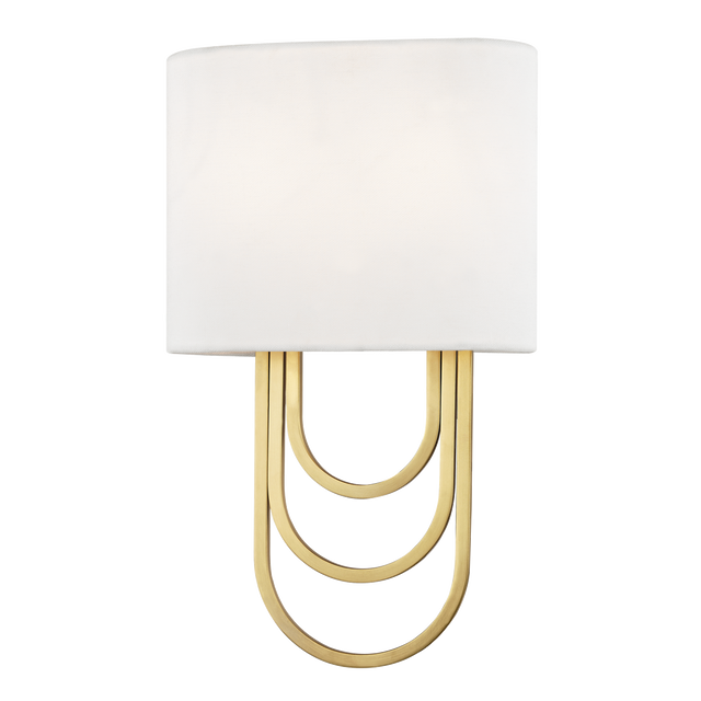 Mitzi Farah Aged Brass 8W x 13.5H Wall Sconce