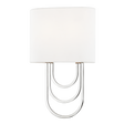 Mitzi Farah Polished Nickel 8W x 13.5H Wall Sconce