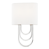 Mitzi Farah Polished Nickel 8W x 13.5H Wall Sconce