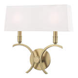 Mitzi Gwen Aged Brass 14.5W x 15H Wall Sconce