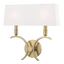 Mitzi Gwen Aged Brass 14.5W x 15H Wall Sconce