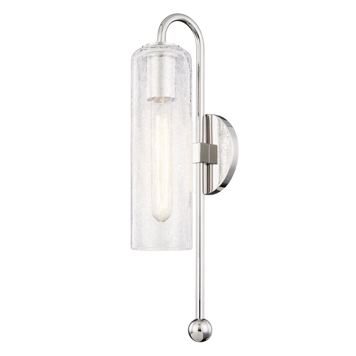 Mitzi Skye Polished Nickel 4.75W x 19H Wall Sconce