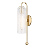 Mitzi Skye Aged Brass 4.75W x 19H Wall Sconce
