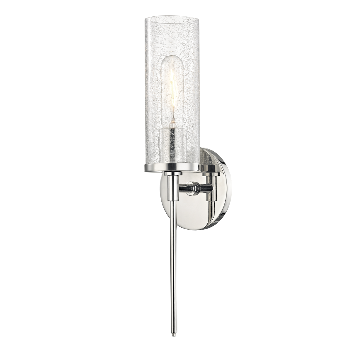 Mitzi Olivia Polished Nickel 4.75W x 17.5H Wall Sconce