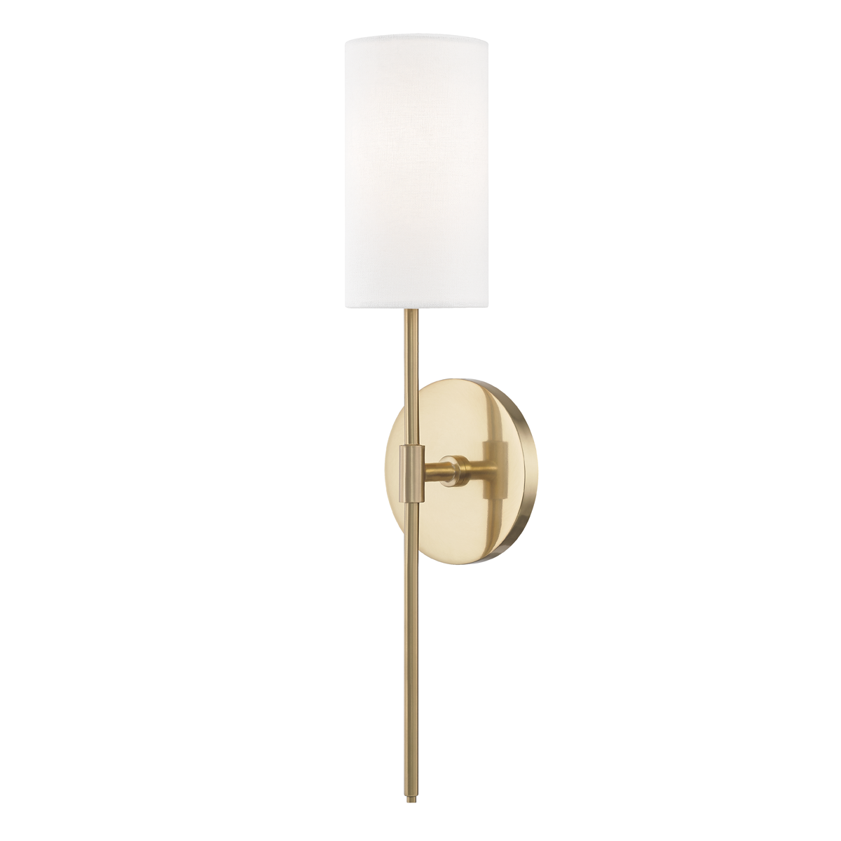 Mitzi Olivia Aged Brass 4.75W x 18.75H Wall Sconce