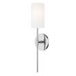 Mitzi Olivia Polished Nickel 4.75W x 18.75H Wall Sconce
