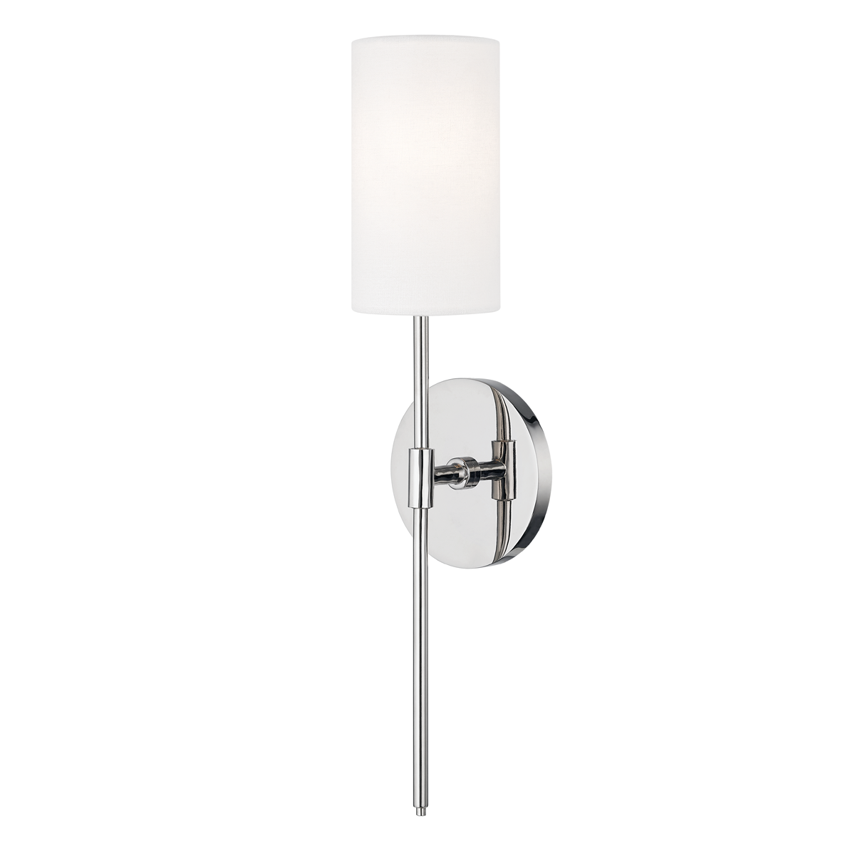 Mitzi Olivia Polished Nickel 4.75W x 18.75H Wall Sconce