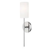 Mitzi Olivia Polished Nickel 4.75W x 18.75H Wall Sconce