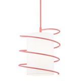 Mitzi Carly Pink 14.75W x 17.5H Pendant