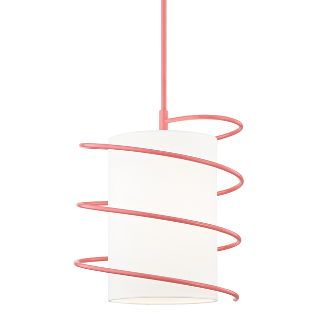 Mitzi Carly Pink 14.75W x 17.5H Pendant