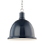 Mitzi Blair Polished Nickel/navy 16W x 18.25H Pendant