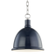 Mitzi Blair Polished Nickel/navy 11W x 12.5H Pendant