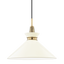 Mitzi Kiki Aged Brass/cream 18W x 15.25H Pendant