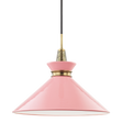 Mitzi Kiki Aged Brass/pink 18W x 15.25H Pendant