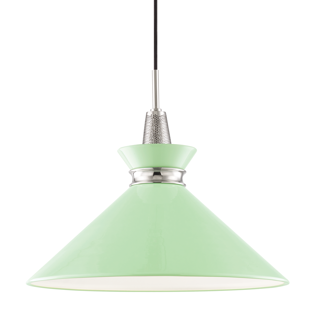 Mitzi Kiki Polished Nickel/mint 18W x 15.25H Pendant