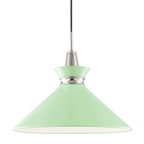 Mitzi Kiki Polished Nickel/mint 18W x 15.25H Pendant