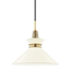 Mitzi Kiki Aged Brass/cream 14W x 13.25H Pendant