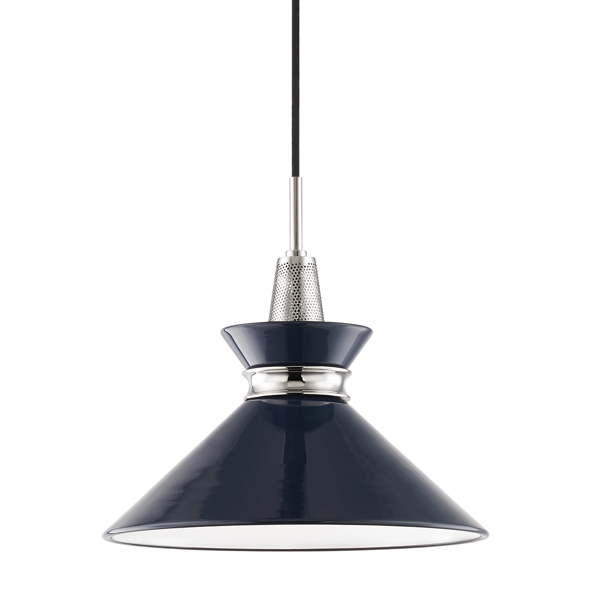 Mitzi Kiki Polished Nickel/navy 14W x 13.25H Pendant