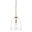 Mitzi Sloan Aged Brass 9.5W x 23H Pendant