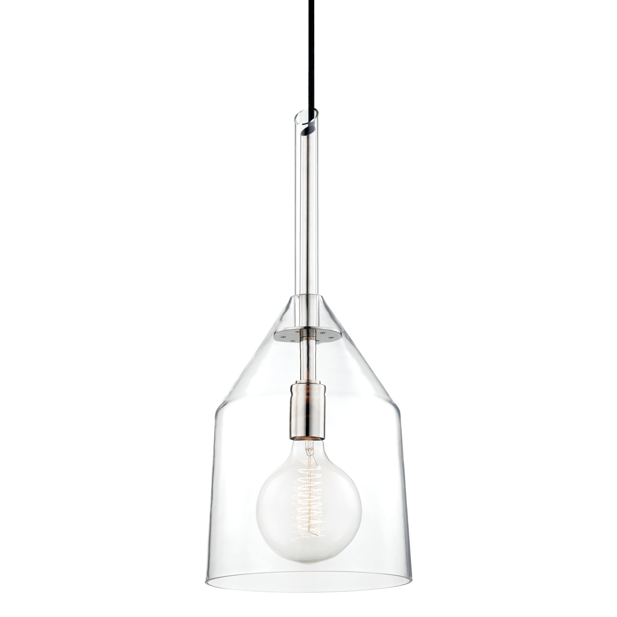 Mitzi Sloan Polished Nickel 9.5W x 23H Pendant