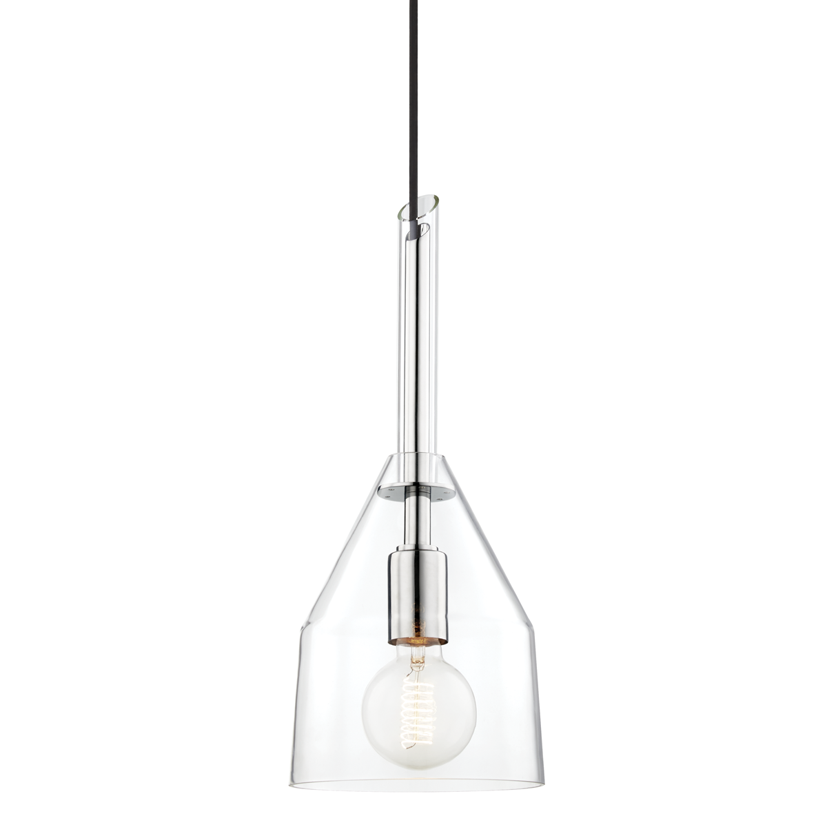 Mitzi Sloan Polished Nickel 7W x 17H Pendant