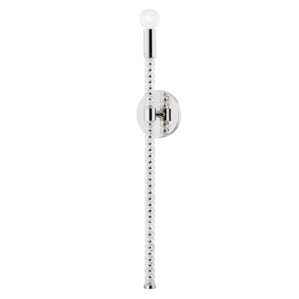 Mitzi Pippin Polished Nickel 4.75W x 27H Wall Sconce