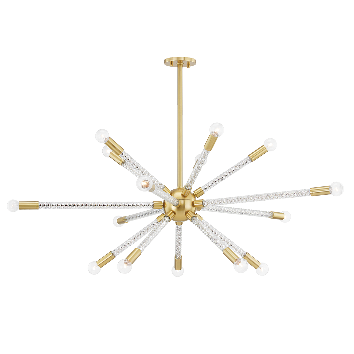 Mitzi Pippin Aged Brass 48W x 17.25H Chandelier