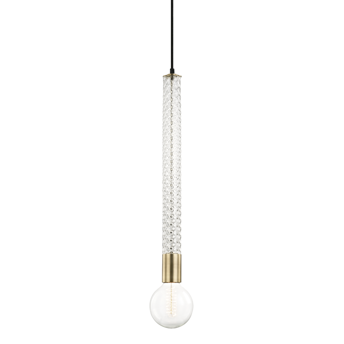 Mitzi Pippin Aged Brass 4.75W x 24H Pendant