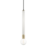 Mitzi Pippin Aged Brass 4.75W x 24H Pendant