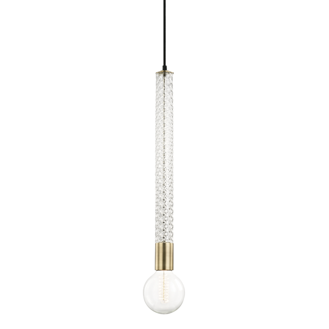 Mitzi Pippin Aged Brass 4.75W x 24H Pendant