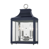 Mitzi Leigh Polished Nickel/navy 11.25W x 18.75H Wall Sconce
